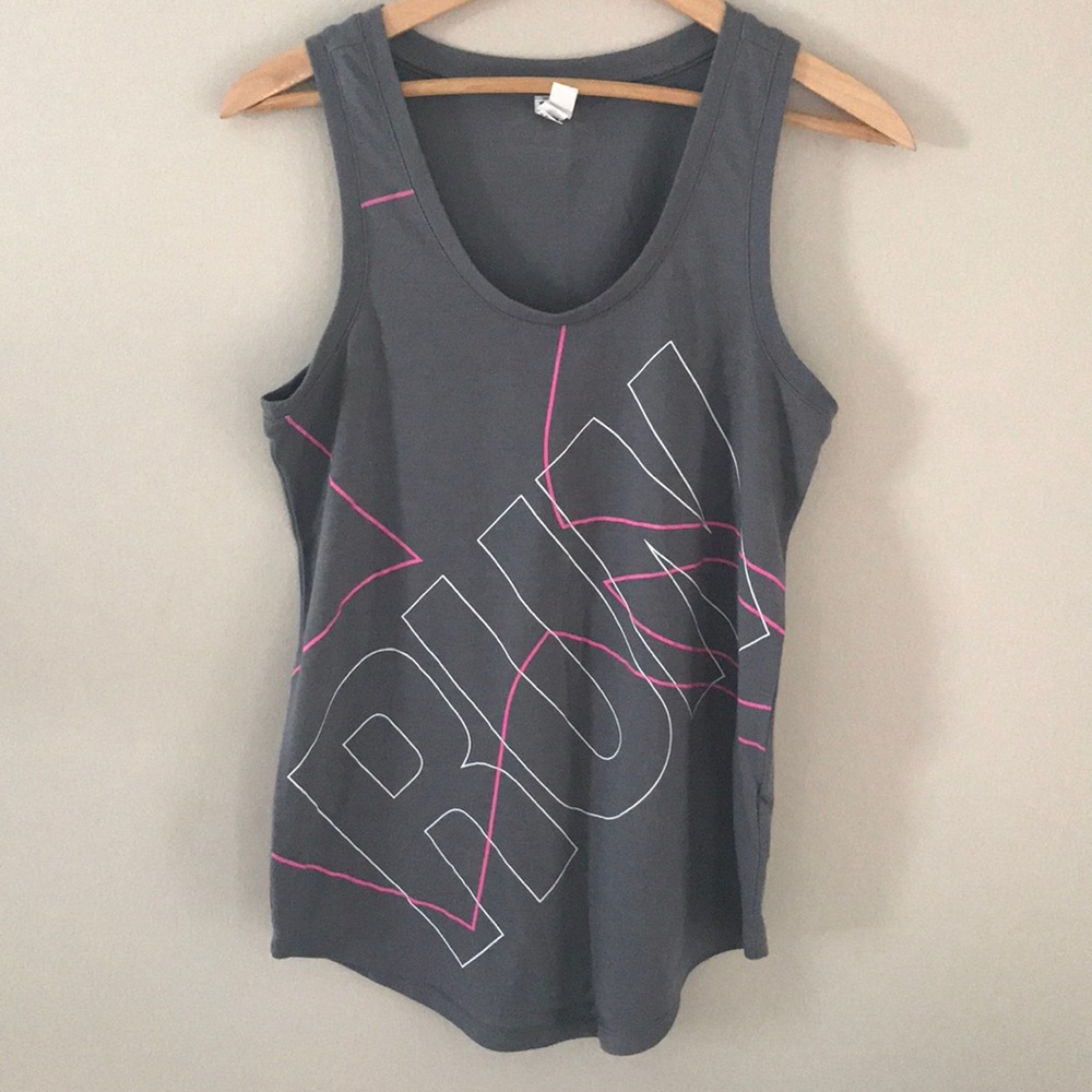 Under Armour heat gear RUN gray tank